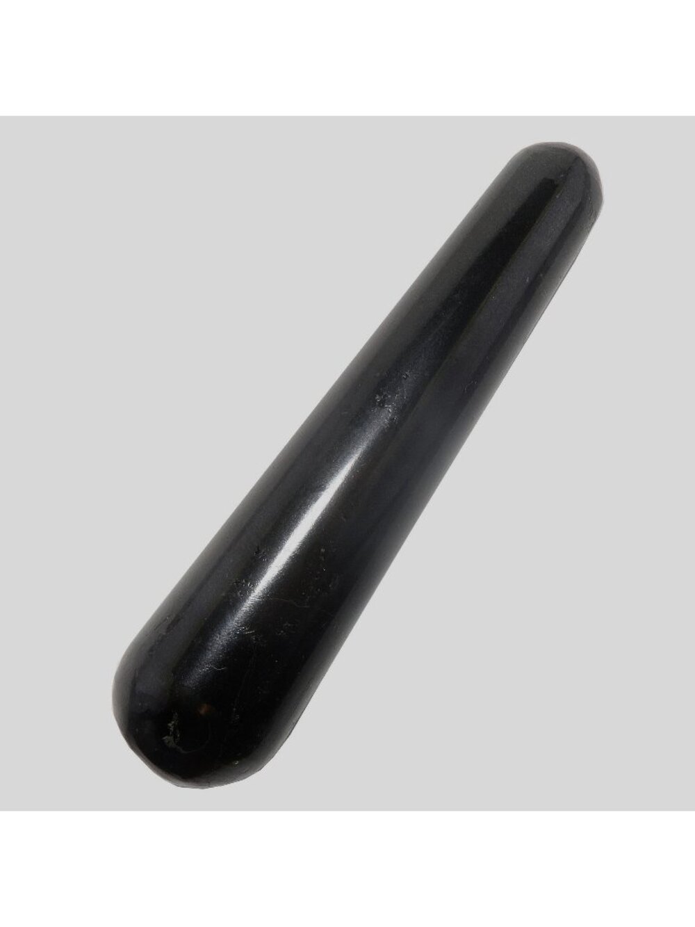 Black Tourmaline Massage Wand Clear the Air Stone Crystal Reiki Protection Tool
